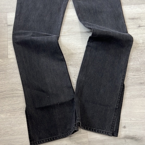 GRLFRND Black Hailey Low Rise Slim Boot Jean with Slit - Picture 6 of 10